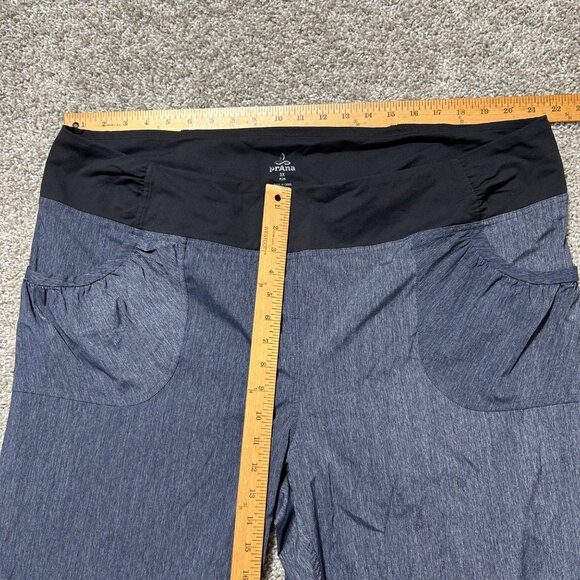 PrAna Womens Plus Size 3X Stretchy Heathered Gray Pull-On Pants With Pockets - Picture 9 of 11